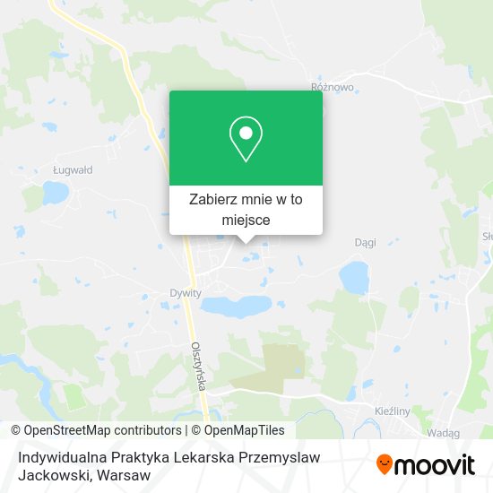 Mapa Indywidualna Praktyka Lekarska Przemyslaw Jackowski