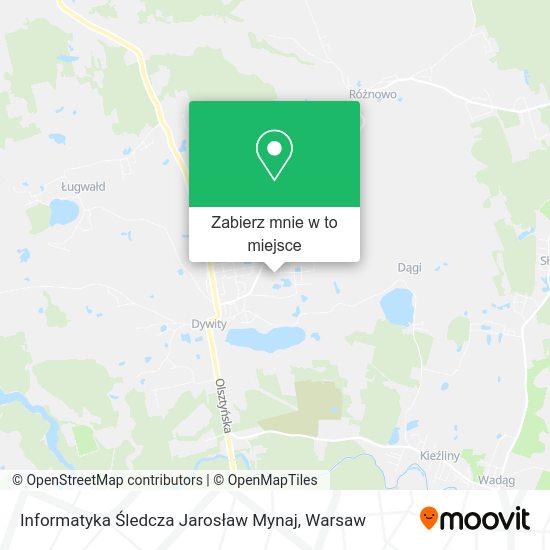 Mapa Informatyka Śledcza Jarosław Mynaj