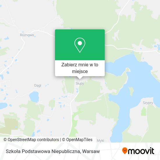 Mapa Szkoła Podstawowa Niepubliczna