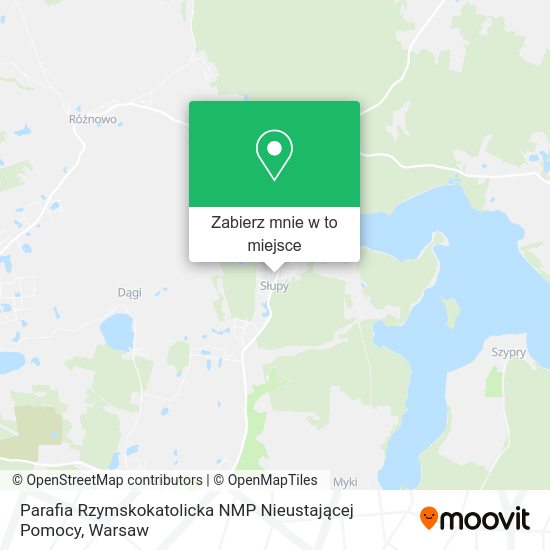 Mapa Parafia Rzymskokatolicka NMP Nieustającej Pomocy