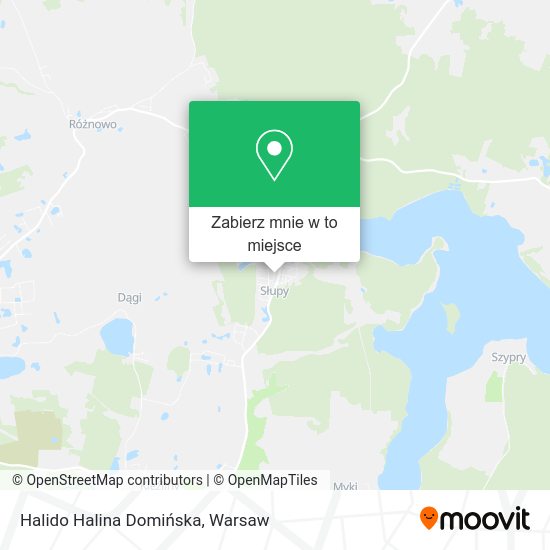 Mapa Halido Halina Domińska