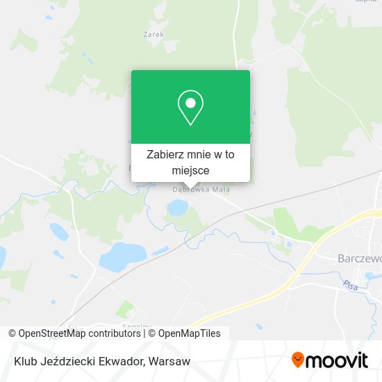 Mapa Klub Jeździecki Ekwador