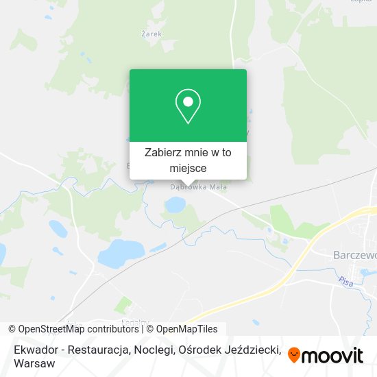 Mapa Ekwador - Restauracja, Noclegi, Ośrodek Jeździecki