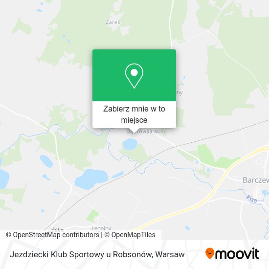 Mapa Jezdziecki Klub Sportowy u Robsonów