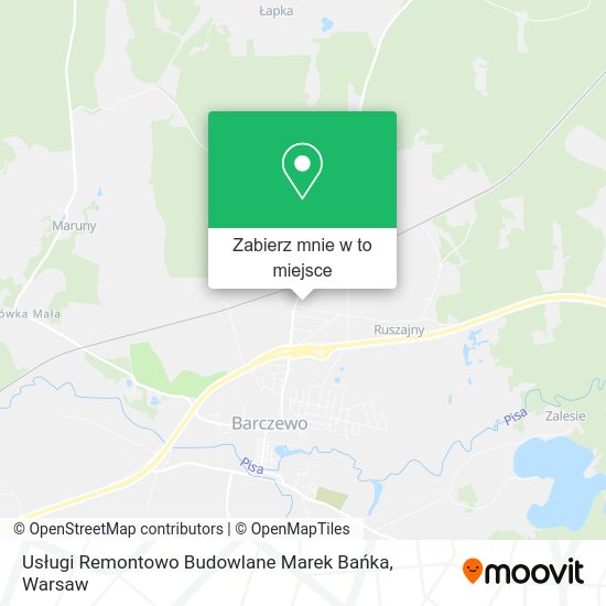 Mapa Usługi Remontowo Budowlane Marek Bańka