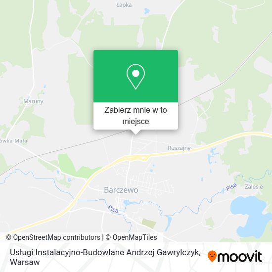 Mapa Usługi Instalacyjno-Budowlane Andrzej Gawrylczyk