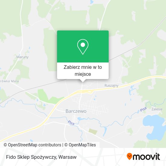 Mapa Fido Sklep Spożywczy