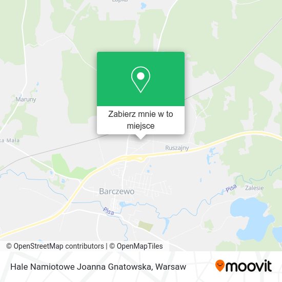 Mapa Hale Namiotowe Joanna Gnatowska