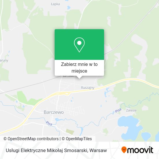 Mapa Usługi Elektryczne Mikołaj Smosarski