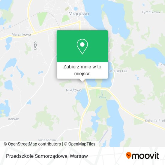 Mapa Przedszkole Samorządowe