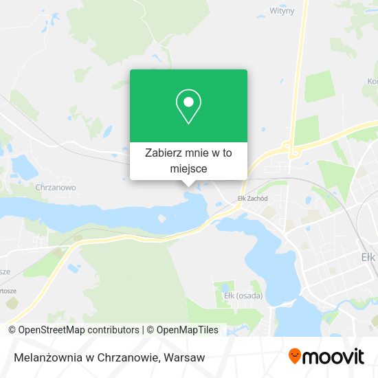 Mapa Melanżownia w Chrzanowie