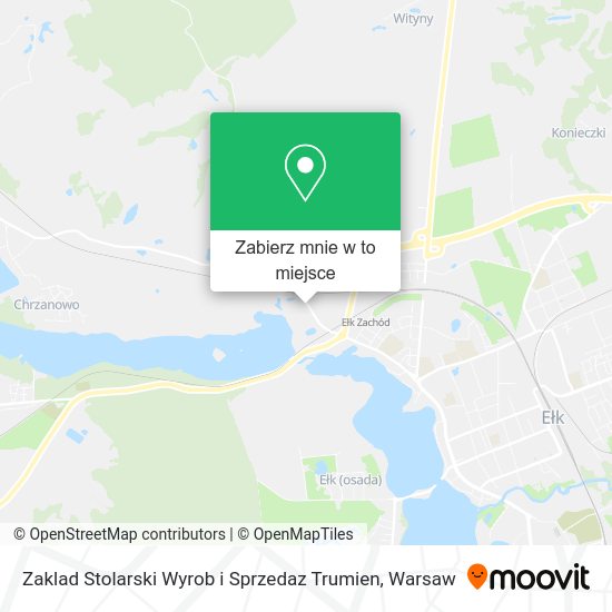 Mapa Zaklad Stolarski Wyrob i Sprzedaz Trumien