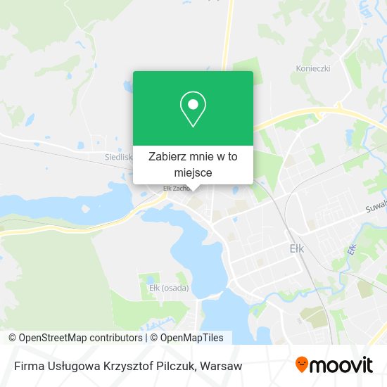 Mapa Firma Usługowa Krzysztof Pilczuk