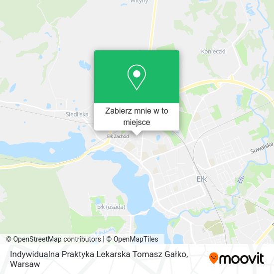 Mapa Indywidualna Praktyka Lekarska Tomasz Gałko