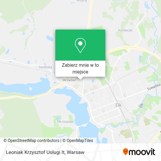 Mapa Leoniak Krzysztof Usługi It