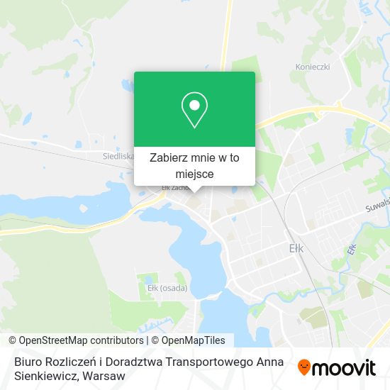 Mapa Biuro Rozliczeń i Doradztwa Transportowego Anna Sienkiewicz