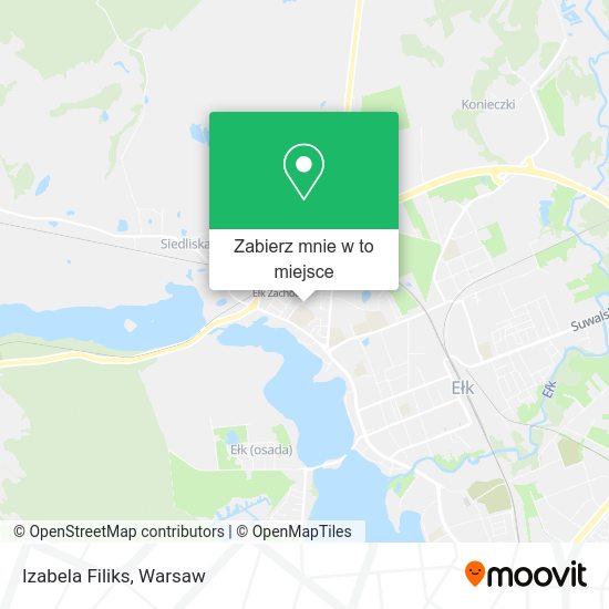 Mapa Izabela Filiks