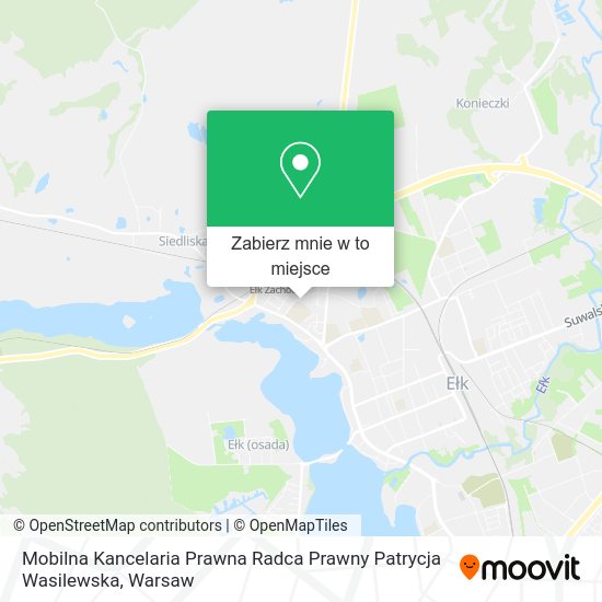 Mapa Mobilna Kancelaria Prawna Radca Prawny Patrycja Wasilewska