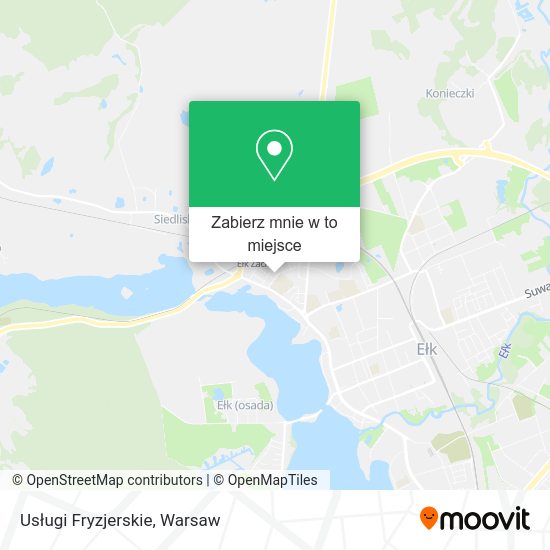 Mapa Usługi Fryzjerskie