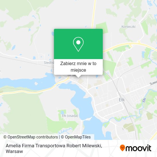 Mapa Amelia Firma Transportowa Robert Milewski