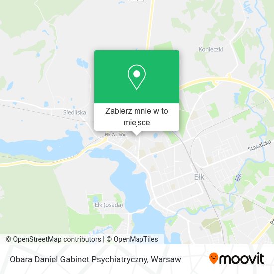 Mapa Obara Daniel Gabinet Psychiatryczny