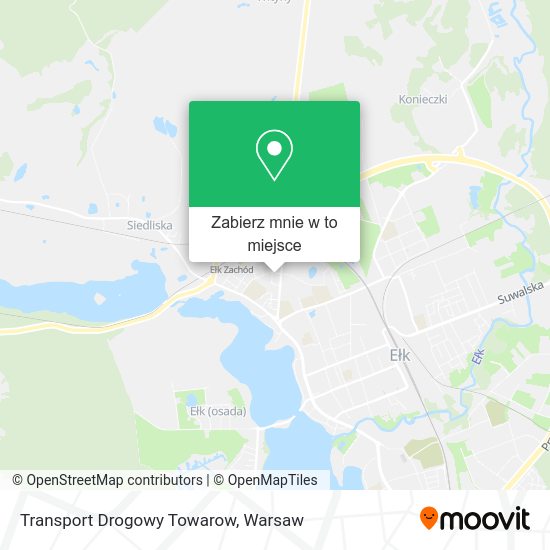 Mapa Transport Drogowy Towarow