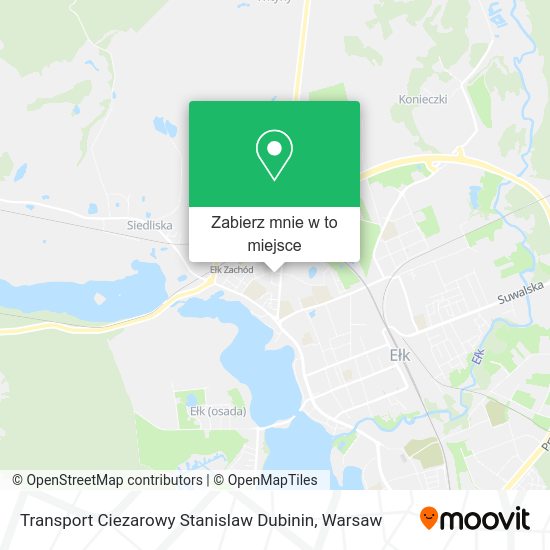 Mapa Transport Ciezarowy Stanislaw Dubinin