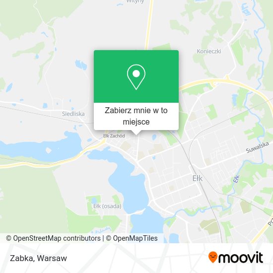 Mapa Zabka