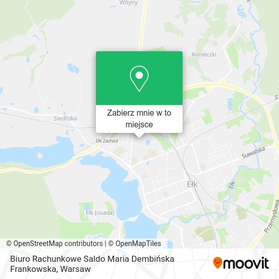 Mapa Biuro Rachunkowe Saldo Maria Dembińska Frankowska