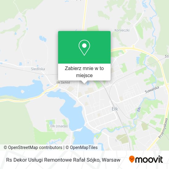 Mapa Rs Dekor Usługi Remontowe Rafał Sójko