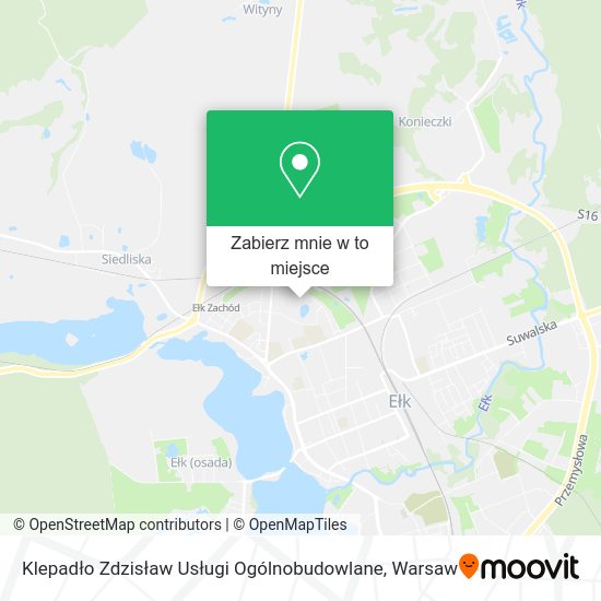 Mapa Klepadło Zdzisław Usługi Ogólnobudowlane