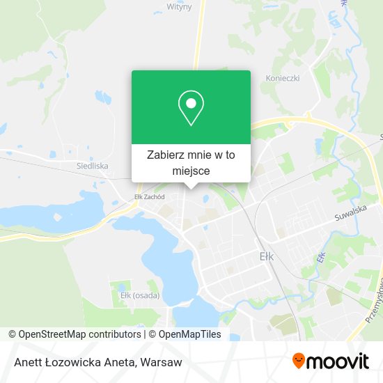 Mapa Anett Łozowicka Aneta