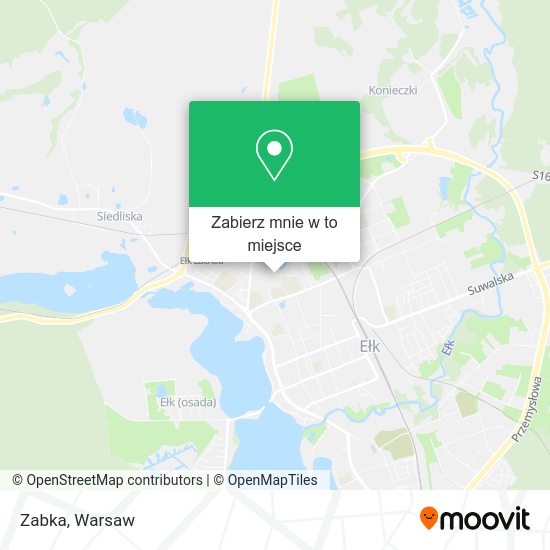 Mapa Zabka