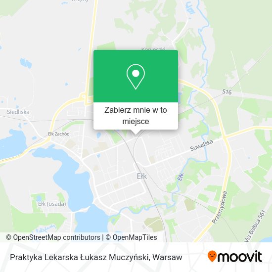 Mapa Praktyka Lekarska Łukasz Muczyński