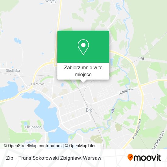 Mapa Zibi - Trans Sokołowski Zbigniew