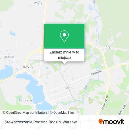 Mapa Stowarzyszenie Rodzina Rodzin