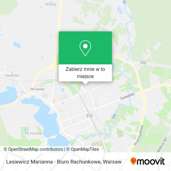 Mapa Lesiewicz Marianna - Biuro Rachunkowe