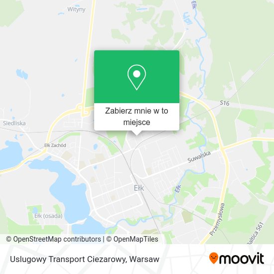 Mapa Uslugowy Transport Ciezarowy