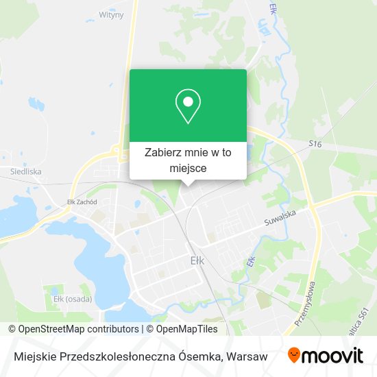 Mapa Miejskie Przedszkolesłoneczna Ósemka