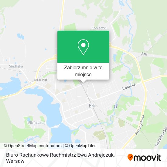 Mapa Biuro Rachunkowe Rachmistrz Ewa Andrejczuk