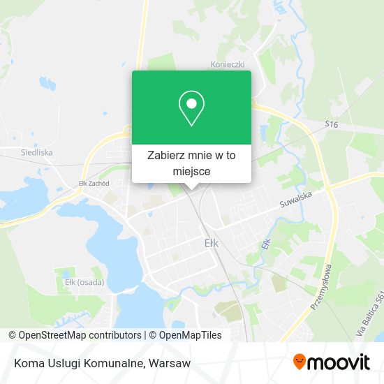 Mapa Koma Uslugi Komunalne