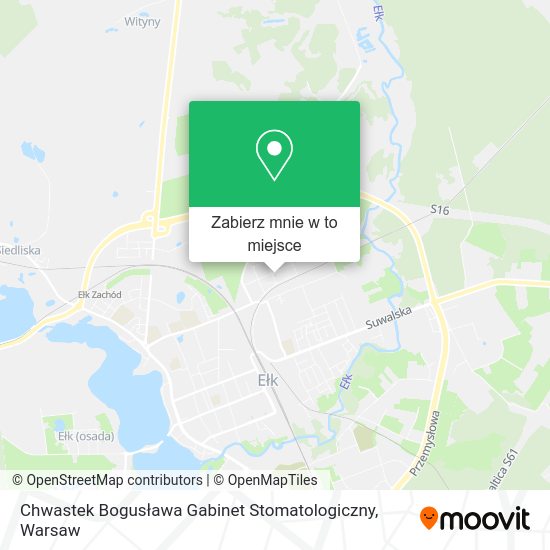 Mapa Chwastek Bogusława Gabinet Stomatologiczny