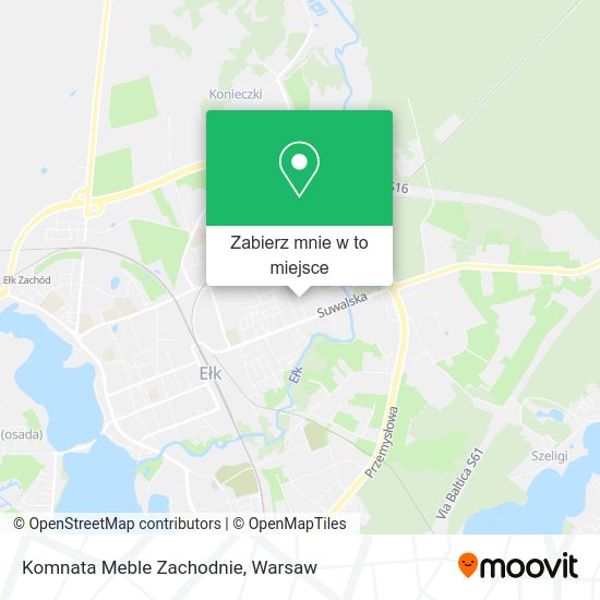 Mapa Komnata Meble Zachodnie