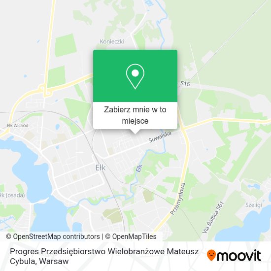 Mapa Progres Przedsiębiorstwo Wielobranżowe Mateusz Cybula