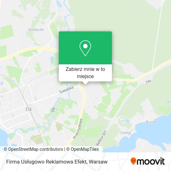 Mapa Firma Usługowo Reklamowa Efekt