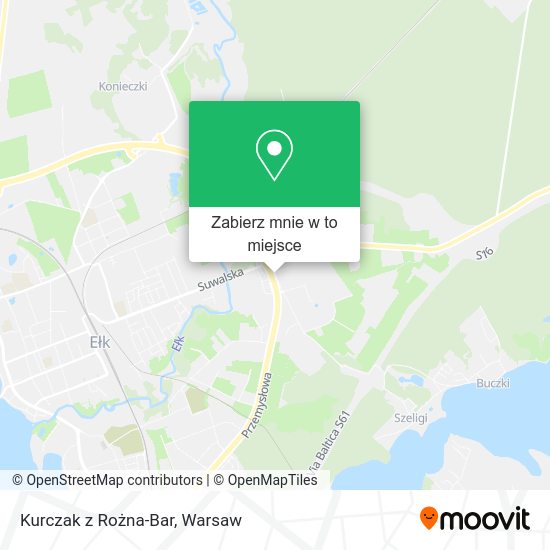 Mapa Kurczak z Rożna-Bar