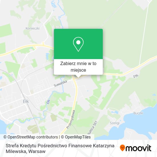 Mapa Strefa Kredytu Pośrednictwo Finansowe Katarzyna Milewska