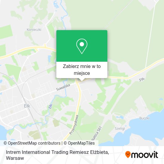 Mapa Intrem International Trading Remiesz Elżbieta