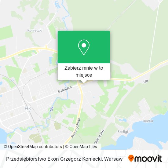 Mapa Przedsiębiorstwo Ekon Grzegorz Koniecki