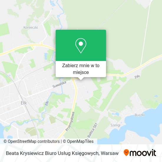 Mapa Beata Krysiewicz Biuro Usług Księgowych